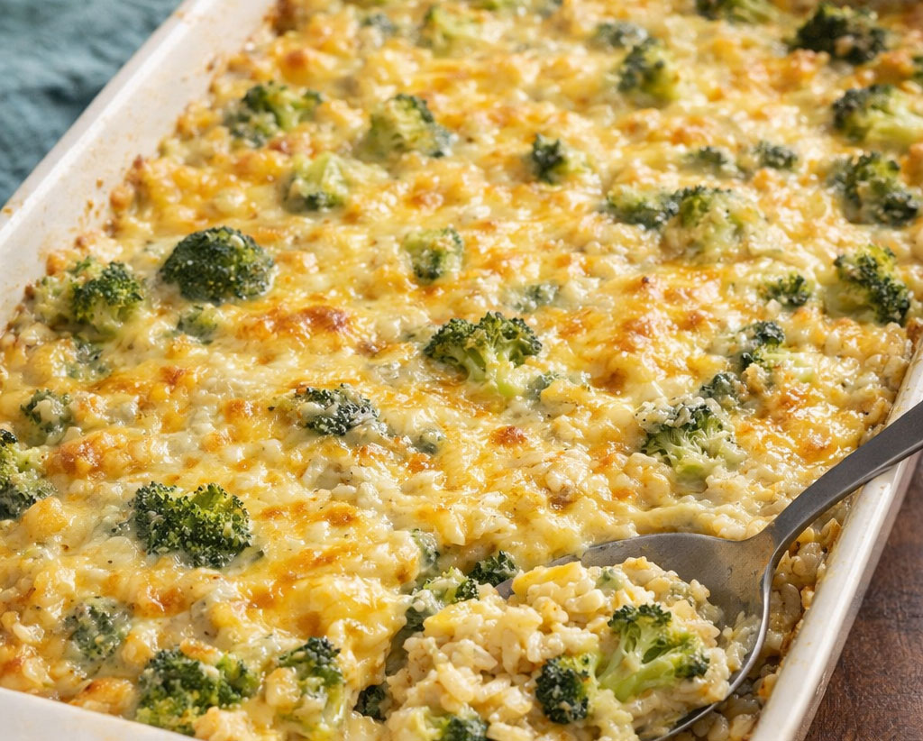 Broccoli Rice & Cheese Casserole